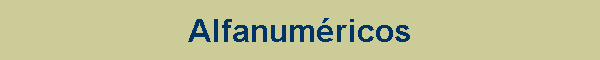 Alfanumricos