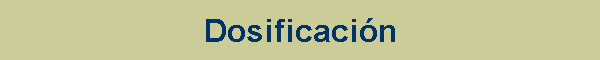 Dosificacin