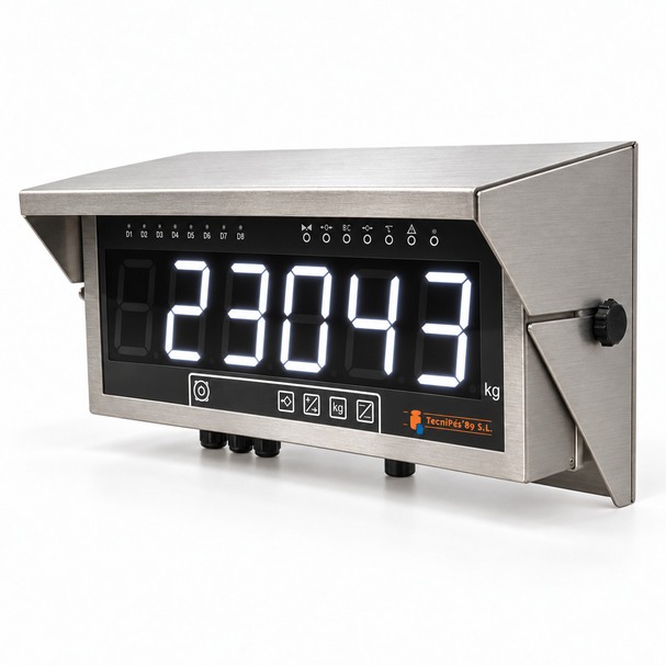 Repetidor de peso modular SCA100-CRT